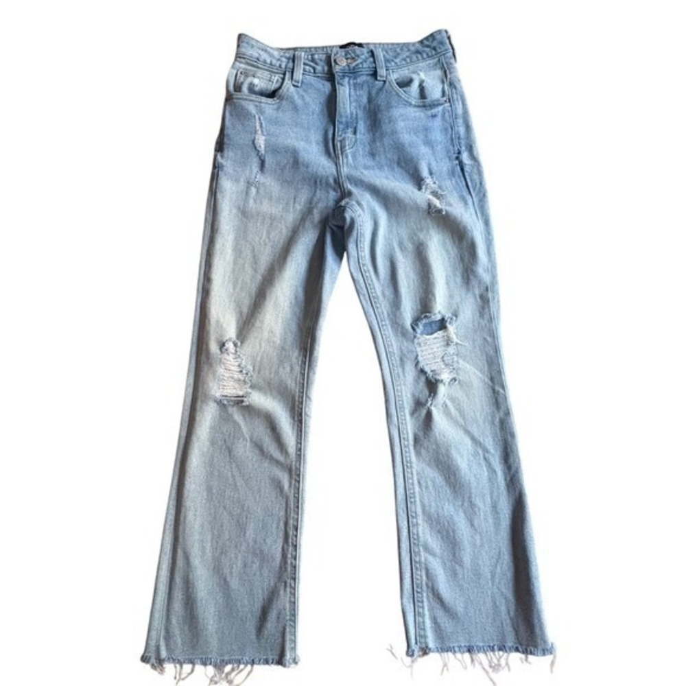 BDG Urban Outfitters Ripped Distressed High Rise Kick Flare Jeans‎ Women's SZ 27